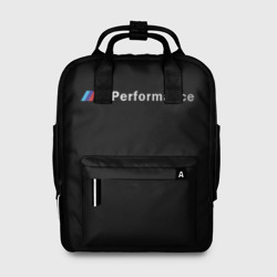 Женский рюкзак 3D BMW performance чёрный БМВ