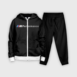 Детский костюм 3D BMW performance чёрный БМВ