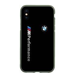 Чехол для iPhone XS Max матовый BMW performance БМВ