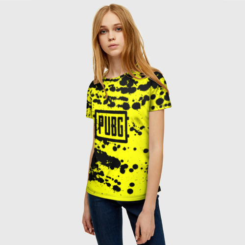Женская футболка 3D PUBG, цвет 3D печать - фото 3
