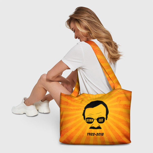 Пляжная сумка 3D Stan Lee 1922-2018 - фото 6