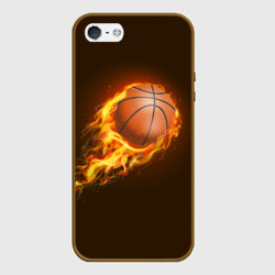 Чехол для iPhone 5/5S матовый Баскетбол