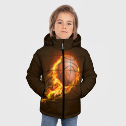 Зимняя куртка для мальчиков 3D Баскетбол - фото 2