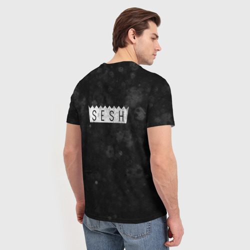Мужская футболка 3D Bones deadboy sesh, цвет 3D печать - фото 4