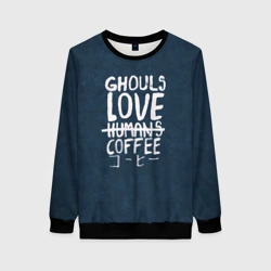 Женский свитшот 3D Токийский гуль