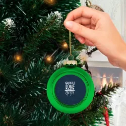 Ёлочный шар стеклянный/пластиковый Токийский гуль - фото 2