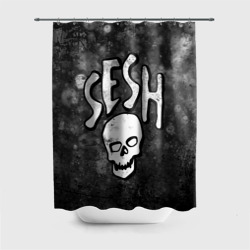 Штора 3D для ванной Sesh Team Bones