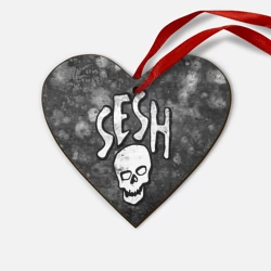 Деревянная игрушка Сердце Sesh Team Bones