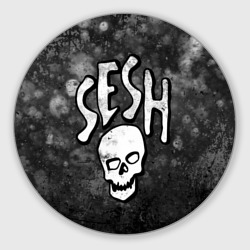 Круглый коврик для мышки Sesh Team Bones