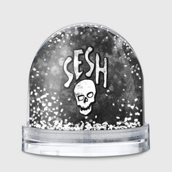 Игрушка Снежный шар Sesh Team Bones