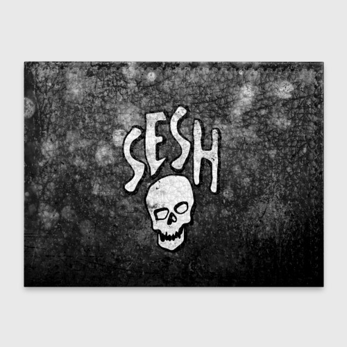 Обложка для студенческого билета Sesh Team Bones, цвет синий