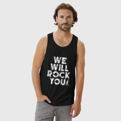 Мужская майка хлопок We Wil Rock You - фото 2