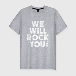 Мужская футболка хлопок Slim We Wil Rock You