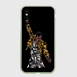 Чехол для iPhone XS Max матовый Фредди Меркьюри