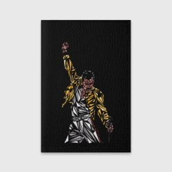 Обложка для паспорта матовая кожа Фредди Меркьюри