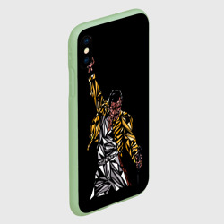 Чехол для iPhone XS Max матовый Фредди Меркьюри - фото 2