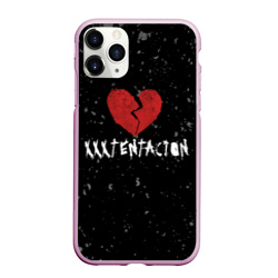Чехол для iPhone 11 Pro Max матовый XXXTentacion Red Broken Heart