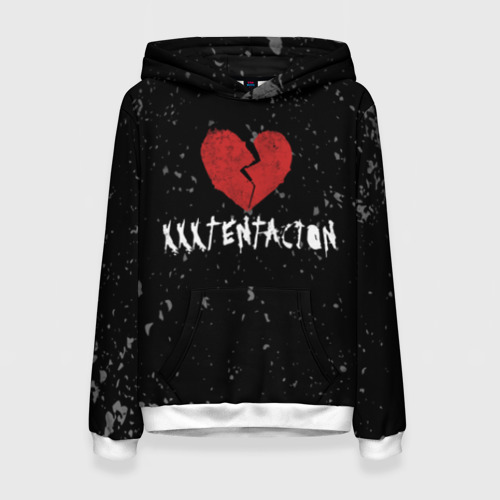 Женская толстовка 3D XXXTentacion Red Broken Heart, цвет 3D печать