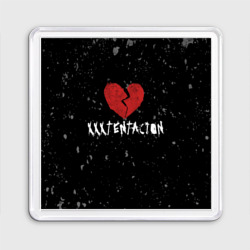 Магнит 55*55 XXXTentacion Red Broken Heart