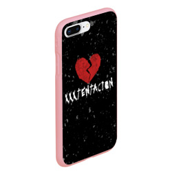 Чехол для iPhone 7Plus/8 Plus матовый XXXTentacion Red Broken Heart - фото 2