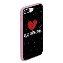 Чехол для iPhone 7Plus/8 Plus матовый XXXTentacion Red Broken Heart - фото 2