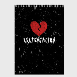 Скетчбук XXXTentacion Red Broken Heart