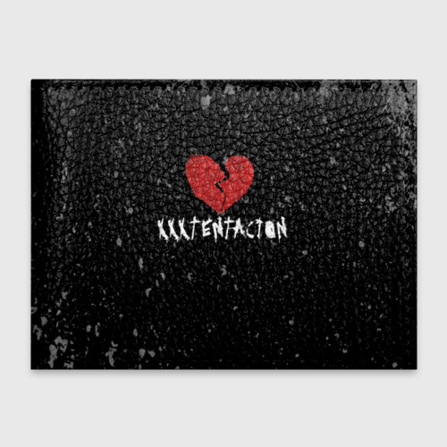 Обложка для студенческого билета XXXTentacion Red Broken Heart, цвет черный