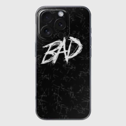 Чехол для iPhone 16 Pro Max силиконовый с защитой камеры XXXTentacion - bad