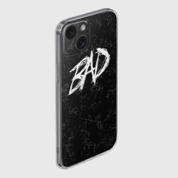 Чехол для iPhone 15 силиконовый с защитой камеры XXXTentacion - bad - фото 2