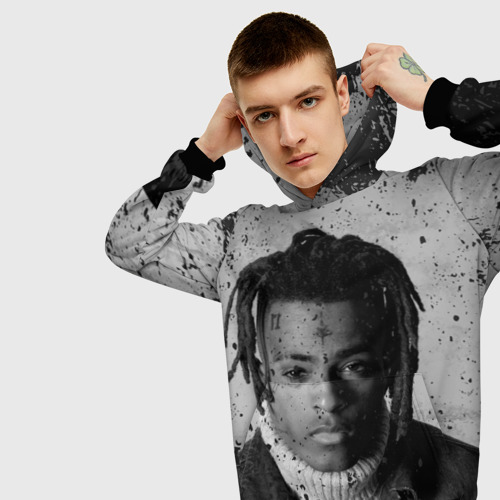 Мужская толстовка 3D XXXTentacion, цвет черный - фото 5