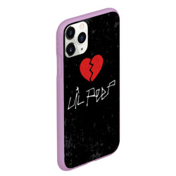 Чехол для iPhone 11 Pro Max матовый Lil Peep Broken Heart - фото 2