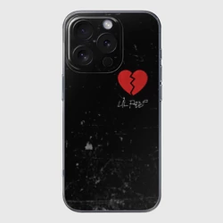 Чехол для iPhone 16 Pro Max силиконовый с защитой камеры Lil Peep Broken Heart
