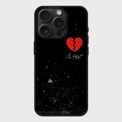 Чехол силиконовый для Apple iPhone 15 Pro Мax матовый Lil Peep Broken Heart