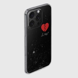 Чехол для iPhone 16 Pro Max силиконовый с защитой камеры Lil Peep Broken Heart - фото 2