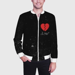 Мужской бомбер 3D Lil Peep Broken Heart - фото 2