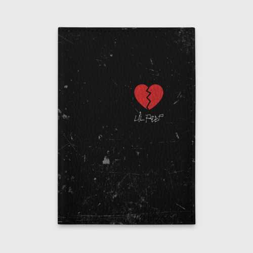 Обложка для автодокументов Lil Peep Broken Heart, цвет красный