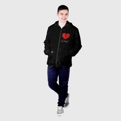 Мужская куртка 3D Lil Peep Broken Heart - фото 2