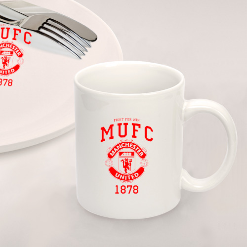 Набор: тарелка + кружка Манчестер Юнайтед - фото 2