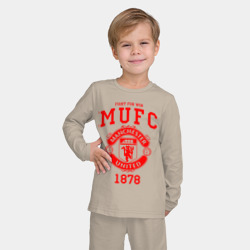 Детская пижама с лонгсливом хлопок Манчестер Юнайтед - фото 2