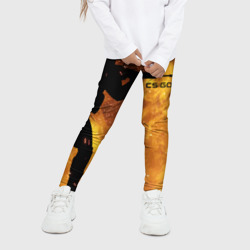Детские леггинсы 3D CS:GO Fire - фото 2