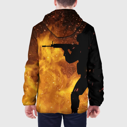Мужская куртка 3D CS:GO Fire, цвет 3D печать - фото 5