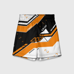 Детские спортивные шорты 3D CS:GO - Asiimov Inverted