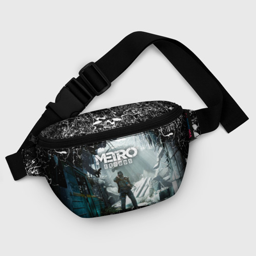 Поясная сумка 3D с принтом Metro Exodus #2, фото #5