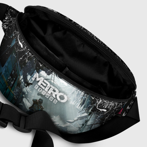 Поясная сумка 3D с принтом Metro Exodus #2, фото #6