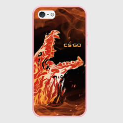 Чехол для iPhone 5/5S матовый CS:GO - howl