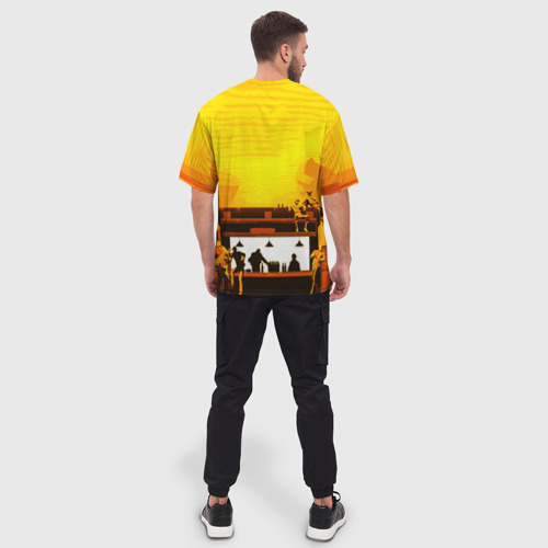 Мужская футболка oversize 3D Team Fortress 2, цвет 3D печать - фото 4