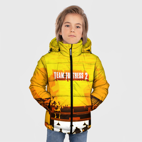 Зимняя куртка для мальчиков 3D Team Fortress 2, цвет светло-серый - фото 3