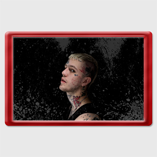 Магнит 45*70 Lil Peep, цвет красный