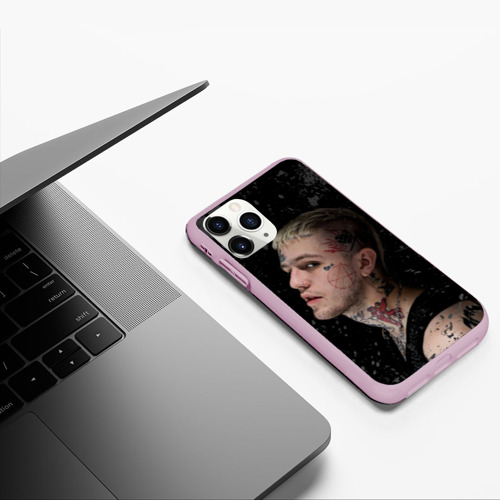 Чехол для iPhone 11 Pro матовый Lil Peep, цвет розовый - фото 5