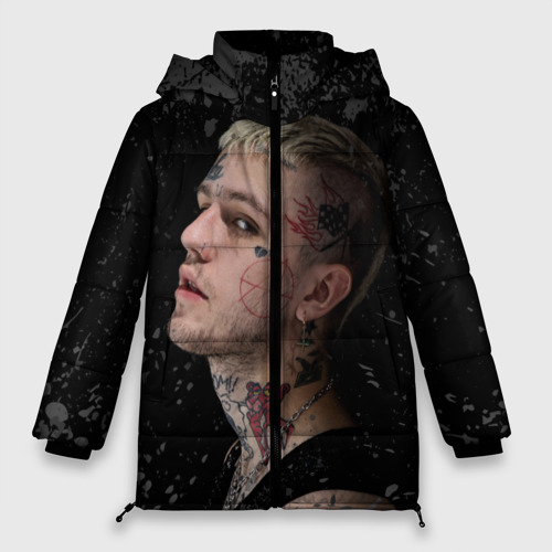 Женская зимняя куртка Oversize Lil Peep, цвет черный